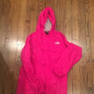 Kids the north face rain jacket